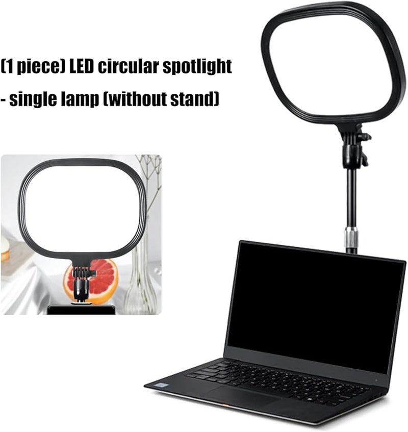 Black LED Hoop Fill Light Portable Multiple Dimming Modes for Phone Content Creators - Image 5